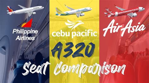 cebu pacific vs philippine airlines|SEAT COMPARISON: Airbus A320 .